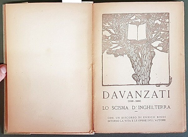 LO SCISMA D'INGHILTERRA con un discorso di Enrico Bindi intorno …
