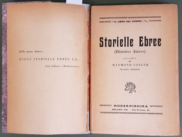 STORIELLE EBREE (Histoires Juives)