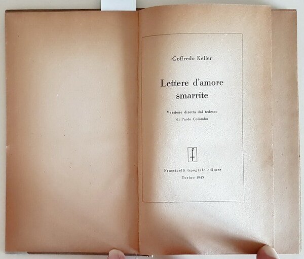LETTERE D'AMORE SMARRITE