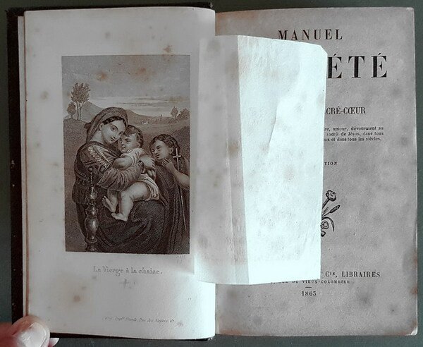 MANUEL DE PIETE' a usage des Eleves du Sacre-Coeur