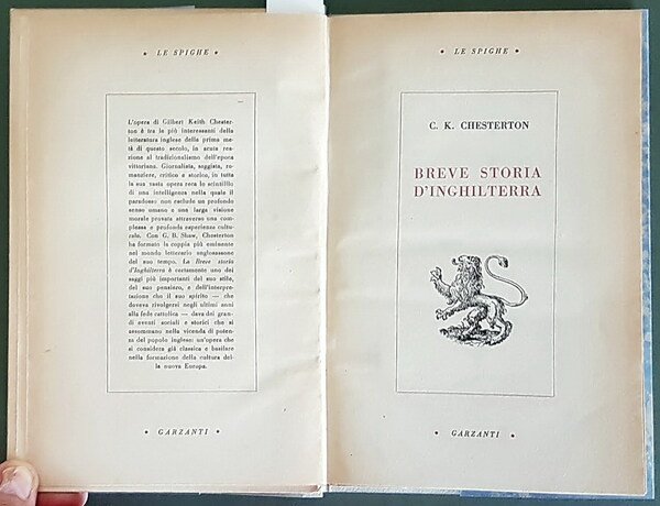 BREVE STORIA D'INGHILTERRA