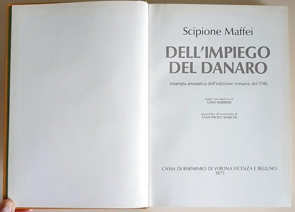 DELL'IMPIEGO DEL DANARO