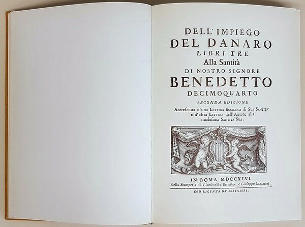 DELL'IMPIEGO DEL DANARO