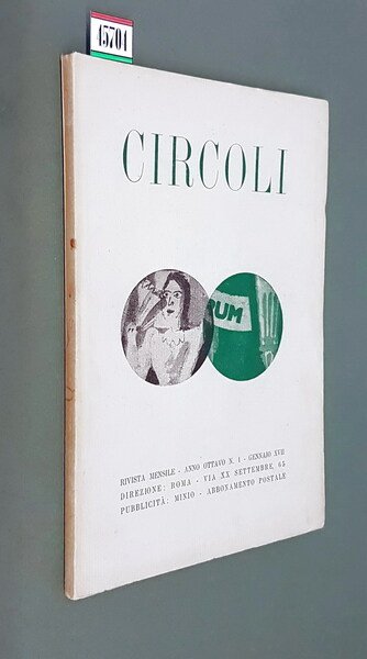 CIRCOLI RIVISTA DI LETTERATURA E CRITICA (anno VIII) - Num. …
