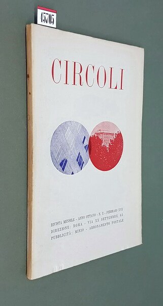 CIRCOLI RIVISTA DI LETTERATURA E CRITICA (anno VIII) - Num. …