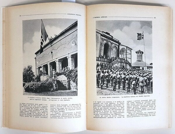 ALMANACCO FASCISTA DEL POPOLO D'ITALIA 1937 (anno 16) - XV …