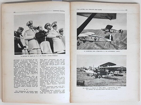 ALMANACCO FASCISTA DEL POPOLO D'ITALIA 1937 (anno 16) - XV …