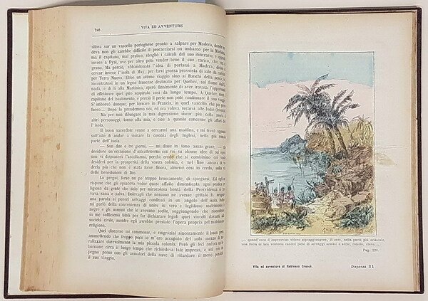 VITA ED AVVENTURE DI ROBINSON CRUSOE'