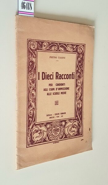 I DIECI RACCONTI per candidati agli esami d'ammissione alle scuole …
