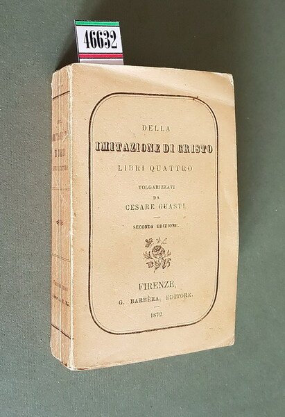 DELLA IMITAZIONE DI CRISTO (libri quattro)