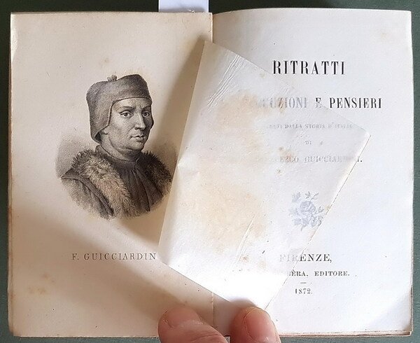 RITRATTI ALLOCUZIONI E PENSIERI scelti dalla Storia d'Italia