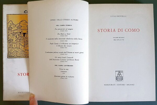 STORIA DI COMO (volumi I, II e III)