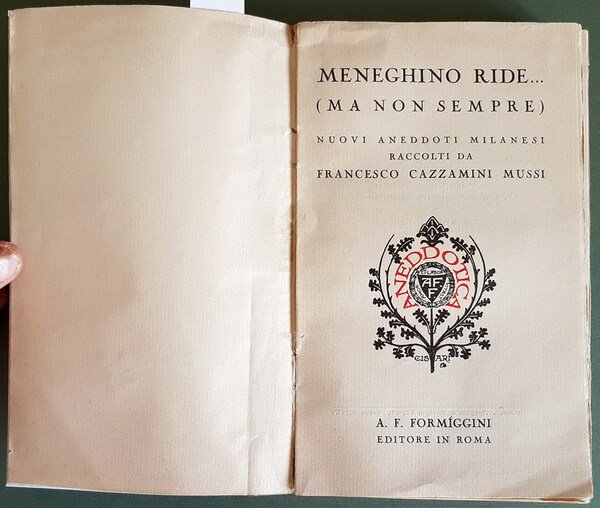 MENEGHINO RIDE. (MA NON SEMPRE) - Nuovi aneddoti milanesi