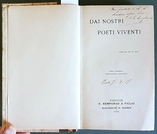 DAI NOSTRI POETI VIVENTI
