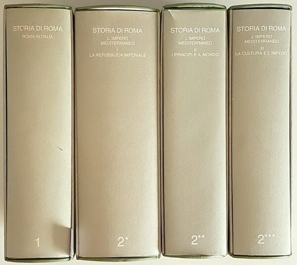 STORIA DI ROMA (volumi I, II, III e V).