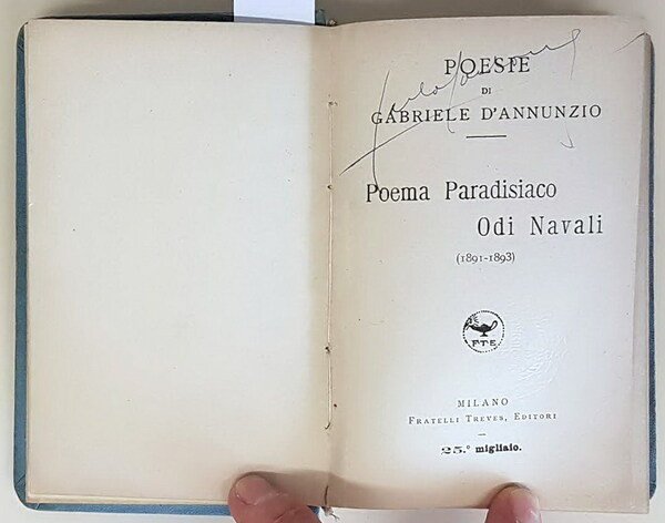 POEMA PARADISIACO - ODI NAVALI (1891-1893)