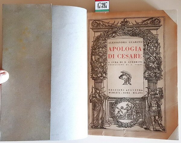 APOLOGIA DI CESARE a cura del Gen. D. Guerrini