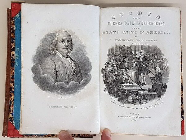 STORIA DELLA GUERRA DELL'INDIPENDENZA DEGLI STATI UNITI D'AMERICA (volumi I …