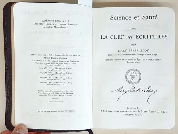 SCIENCE AND HEALTH WITH KEY TO THE SCRIPTURES