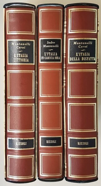 N. 3 libri: L'ITALIA DEI SECOLI BUI . Il Medio …
