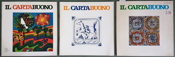 N. 3 fascicoli della rivista bimestrale IL CARTABUONO (N. 1 …