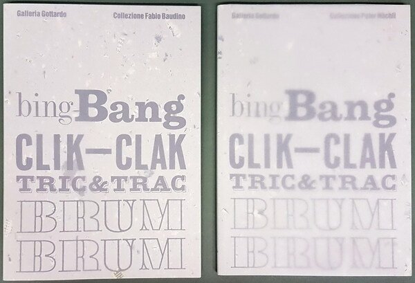 BING BANG - CLIK-CLAK - TRIC e TRAC - BRUM …
