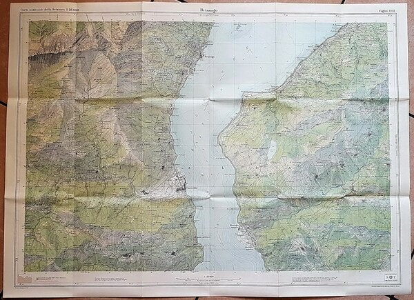 N. 5 carte nazionali della Svizzera 1 : 25000: BRISSAGO …