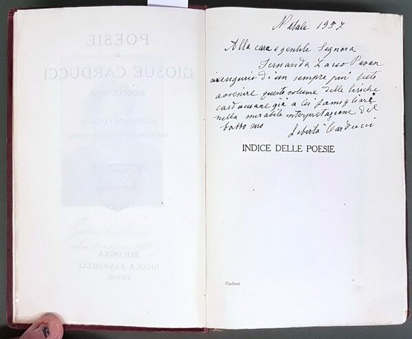 POESIE DI GIOSUE' CARDUCCI 1850-1900