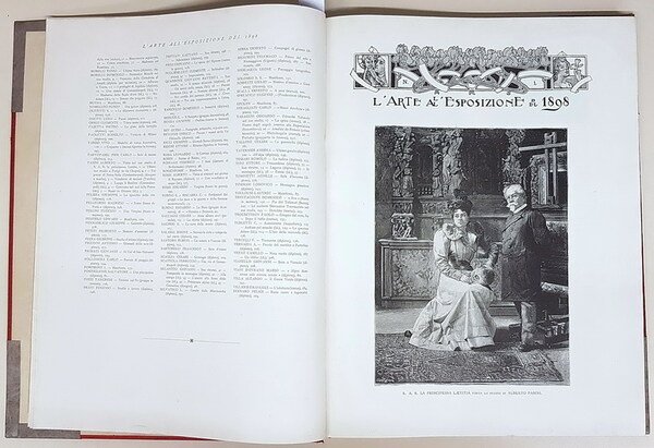 L'intero pubblicato della rivista: L'ARTE ALL'ESPOSIZONE DEL 1898 (n. 40 …