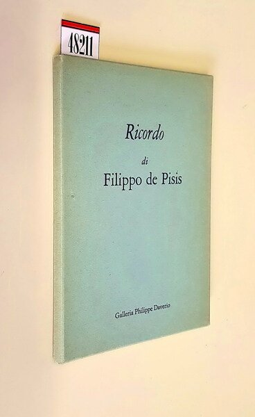RICORDO DI FILIPPO DE PISIS