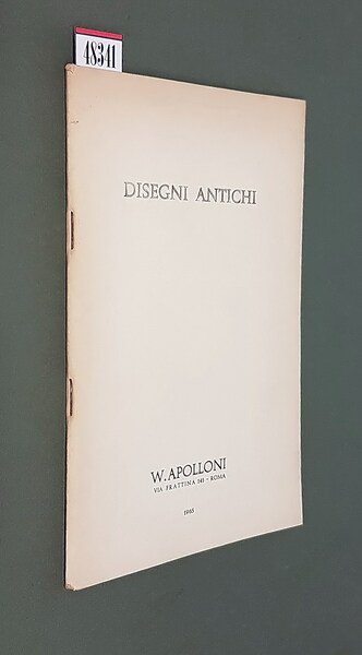 DISEGNI ANTICHI - Esposizione 15 Novembre - 4 Dicembre 1965