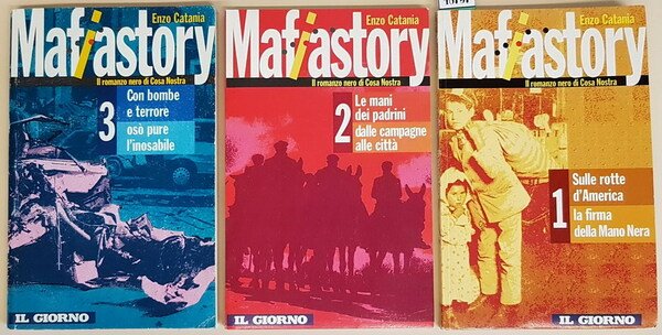 N. 3 volumi di MAFIASTORY (il romanzo nero di Cosa …