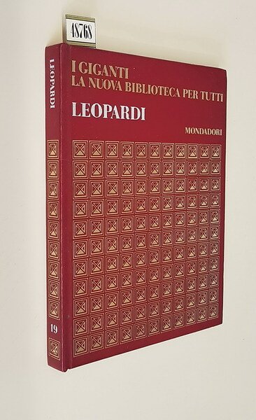 GIACOMO LEOPARDI