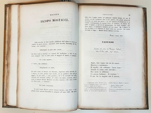 POESIE ITALIANE INEDITE DI DUGENTO AUTORI DALL'ORIGINE DELLA LINGUA INFINO …