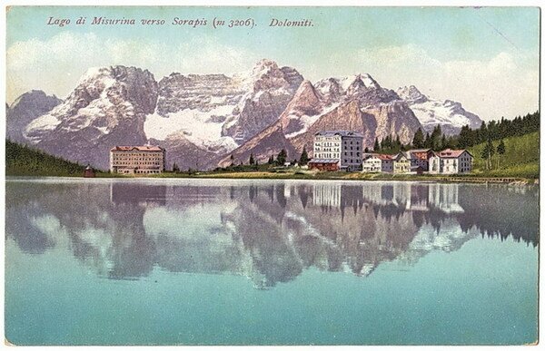 LAGO DI MISURINA verso Sorapis (m. 3206) Dolomiti