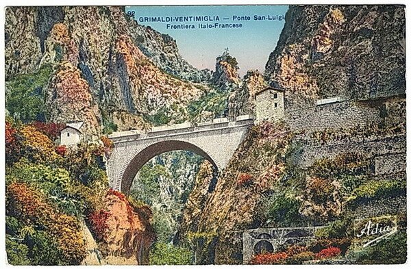 GRIMALDI-VENTIMIGLIA - Ponte San Luigi Frontiera Italo-Francese