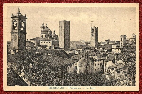 BERGAMO - Panorama - Le torri