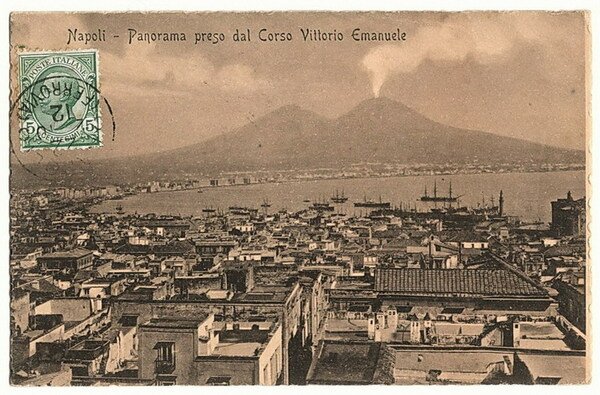 GENOVA - Panorama da Castelletto