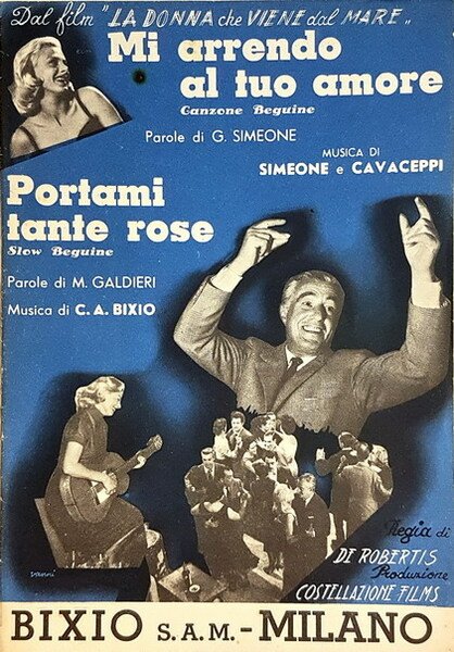 MI ARRENDO AL TUO AMORE (canzone Beguine) - PORTAMI TANTE …