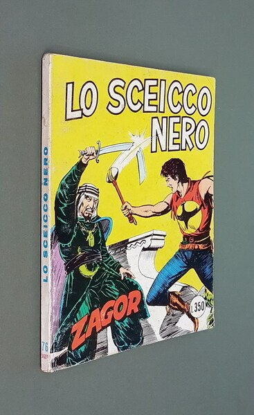 ZAGOR - LO SCEICCO NERO (scritta rossa) N. 76