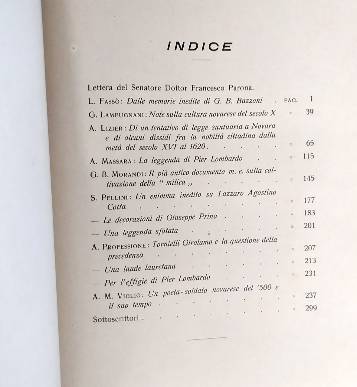 A Raffaele Tarella - MISCELLANEA STORICA NOVARESE