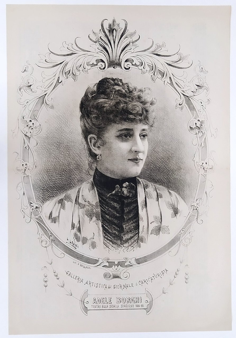 ADELE BORGHI - Teatro alla Scala, Stagione 1884-85