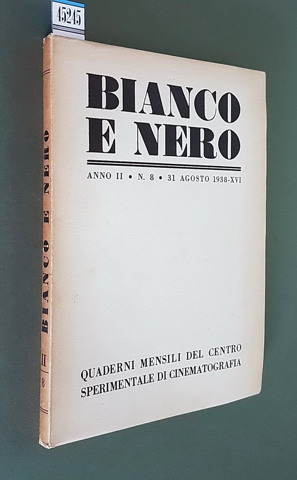 BIANCO E NERO (anno II) - N. 8 (31 agosto …