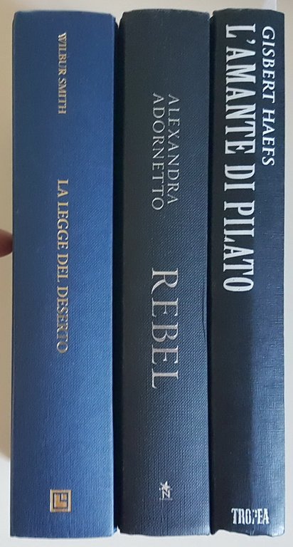 Blocco di N. 3 libri: L'AMANTE DI PILATO (Gisbert Haefs) …
