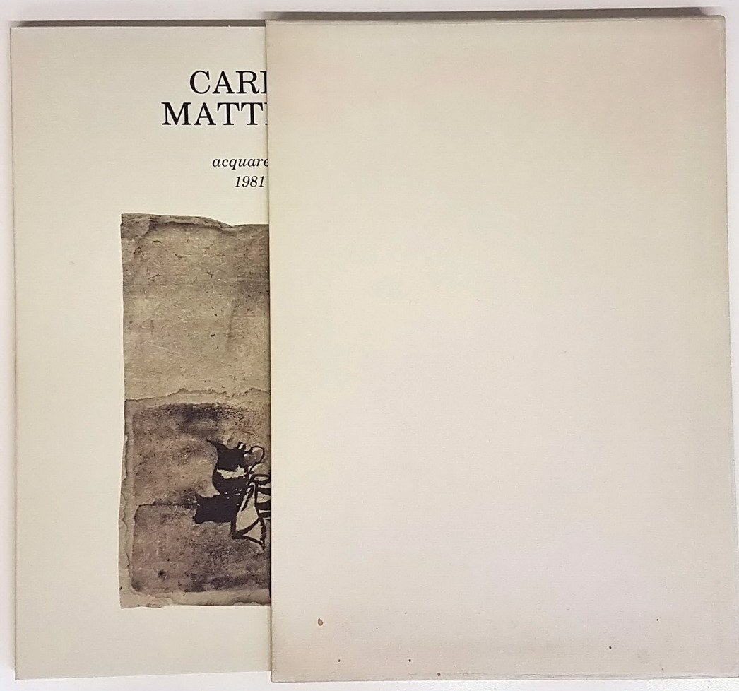 CARLO MATTIOLI - Acquarelli 1981