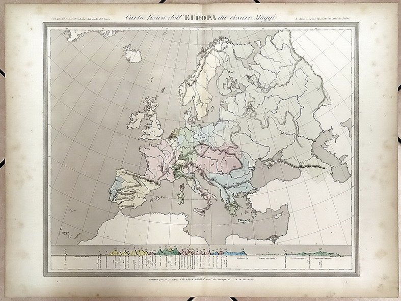 CARTA FISICA DELL'EUROPA
