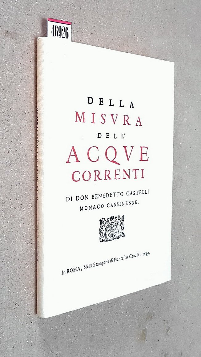 DELLA MISURA DELLE ACQUE CORRENTI