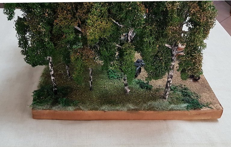 DIORAMA MILITARE TEDESCO 2. GUERRA MONDIALE con postazione artiglieria