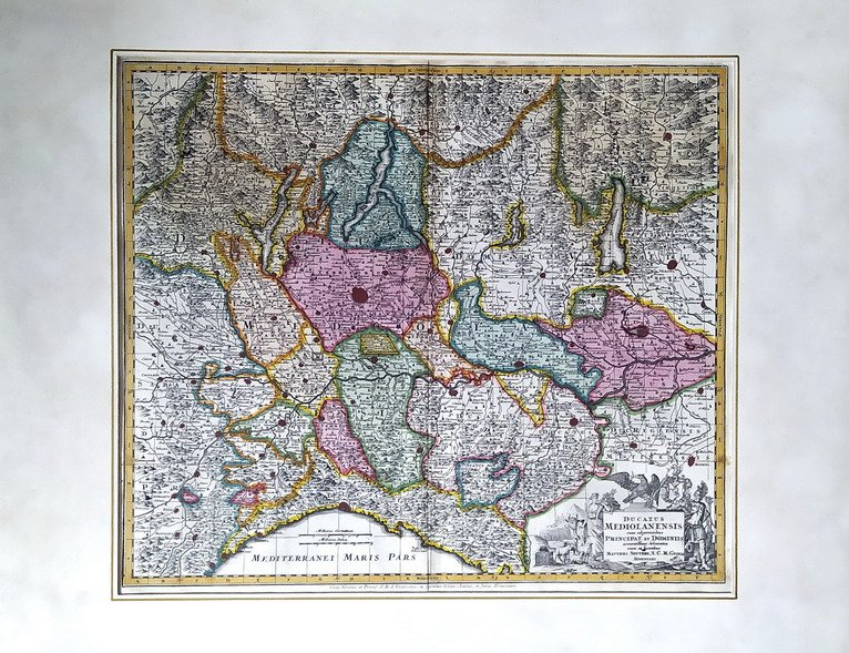 DUCATO MEDIOLANENSIS cum adjacentibus PRINCIPAT. ET DOMINIS
