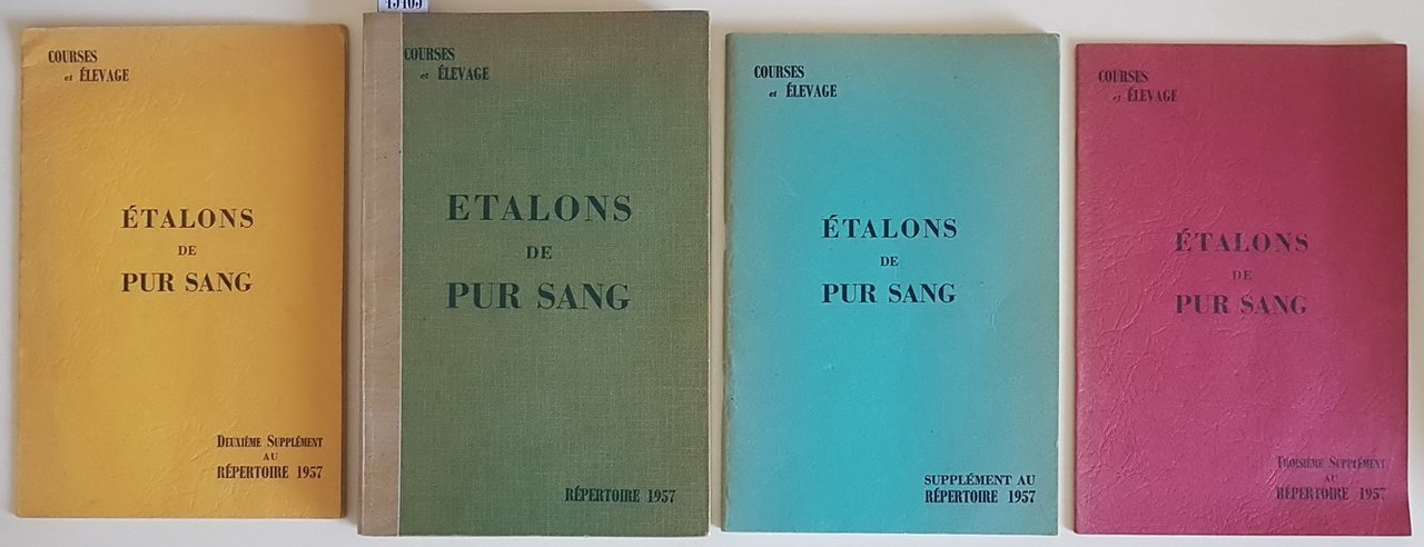 ETALONS DE PUR SANG - Repertoire 1957 unito a n. …